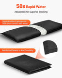 Darrahopens Health & Beauty > Personal Care > Foot Care VEVOR Flood Barrier, 6 Pack, 830 x 430 mm Flood Bags Activated by Water, Reusable Water Absorbent Barrier, Sandless Sandbags Blockage, Flooding Prevention Bags for Home, Doorways, Basement, Garage