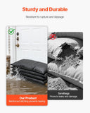 Darrahopens Health & Beauty > Personal Care > Foot Care VEVOR Flood Barrier, 6 Pack, 830 x 430 mm Flood Bags Activated by Water, Reusable Water Absorbent Barrier, Sandless Sandbags Blockage, Flooding Prevention Bags for Home, Doorways, Basement, Garage