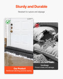 Darrahopens Health & Beauty > Personal Care > Foot Care VEVOR Flood Barrier, 8 Pack, 480 x 435 mm Flood Bags Activated by Water, Reusable Water Absorbent Barrier, Sandless Sandbags Blockage, Flooding Prevention Bags for Home, Doorway, Basement, Garage