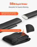 Darrahopens Health & Beauty > Personal Care > Foot Care VEVOR Flood Barrier, 8 Pack, 480 x 435 mm Flood Bags Activated by Water, Reusable Water Absorbent Barrier, Sandless Sandbags Blockage, Flooding Prevention Bags for Home, Doorway, Basement, Garage