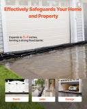 Darrahopens Health & Beauty > Personal Care > Foot Care VEVOR Flood Barrier, 8 Pack, 480 x 435 mm Flood Bags Activated by Water, Reusable Water Absorbent Barrier, Sandless Sandbags Blockage, Flooding Prevention Bags for Home, Doorway, Basement, Garage