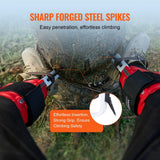 Darrahopens Health & Beauty > Personal Care > Foot Care VEVOR Tree Climbing Spikes, 1 Pair Aluminum Climbing Spurs, 350lbs Load Capacity Tree Climbing Gear with Straps and Spike Protectors, Arborist Equipment for Climbers, Hunting, Fruit Picking, Red