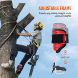 Darrahopens Health & Beauty > Personal Care > Foot Care VEVOR Tree Climbing Spikes, 1 Pair Aluminum Climbing Spurs, 350lbs Load Capacity Tree Climbing Gear with Straps and Spike Protectors, Arborist Equipment for Climbers, Hunting, Fruit Picking, Red