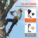 Darrahopens Health & Beauty > Personal Care > Foot Care VEVOR Tree Climbing Spikes, 1 Pair Aluminum Climbing Spurs, 350lbs Load Capacity Tree Climbing Gear with Straps and Spike Protectors, Arborist Equipment for Climbers, Hunting, Fruit Picking, Red