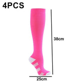 Darrahopens Health & Beauty > Personal Care > Foot Care Wide Calf Compression Socks for Nurses and Runners, 90% Nylon 10% Spandex Graduated Support for Circulation, Breathable Stretchy Fit for All-Day Comfort In Australia - Darrahopens