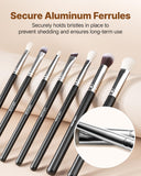 Darrahopens Health & Beauty > Personal Care > Lotions & Moisturisers VEVOR 15-Piece Makeup Brush Set for Foundation Blending Eyeshadow, Professional Vegan Brushes with Soft Synthetic Bristles, Ergonomic Wood Handle & Aluminum Ferrule, Portable and Travel-Friendly