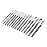 Darrahopens Health & Beauty > Personal Care > Lotions & Moisturisers VEVOR 15-Piece Makeup Brush Set for Foundation Blending Eyeshadow, Professional Vegan Brushes with Soft Synthetic Bristles, Ergonomic Wood Handle & Aluminum Ferrule, Portable and Travel-Friendly