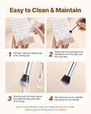Darrahopens Health & Beauty > Personal Care > Lotions & Moisturisers VEVOR 15-Piece Makeup Brush Set for Foundation Blending Eyeshadow, Professional Vegan Brushes with Soft Synthetic Bristles, Ergonomic Wood Handle & Aluminum Ferrule, Portable and Travel-Friendly