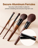 Darrahopens Health & Beauty > Personal Care > Lotions & Moisturisers VEVOR 9-Piece Makeup Brush Set for Foundation Blending Eyeshadow, Professional Makeup Brush Kit with Soft Natural Wool & Vegan Synthetic Bristles, Ergonomic Wood Handle, Travel-Friendly Storage Bag