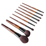 Darrahopens Health & Beauty > Personal Care > Lotions & Moisturisers VEVOR 9-Piece Makeup Brush Set for Foundation Blending Eyeshadow, Professional Makeup Brush Kit with Soft Natural Wool & Vegan Synthetic Bristles, Ergonomic Wood Handle, Travel-Friendly Storage Bag