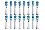 Darrahopens Health & Beauty > Personal Care > Oral Care 16 Piece Best Double Clean Replacement Brush Heads Compatible With Oral-B