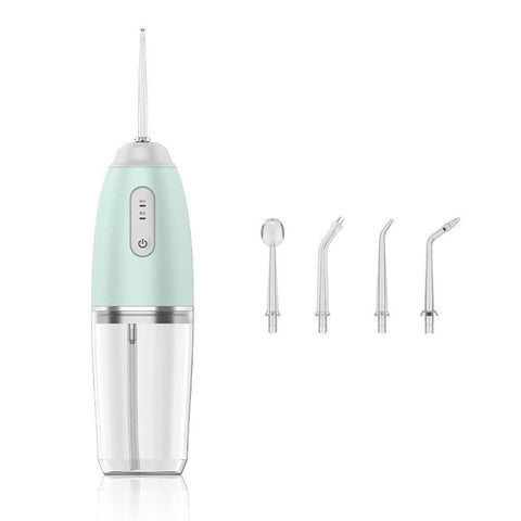 Darrahopens Health & Beauty > Personal Care > Oral Care 4-in-1 Cordless Oral Irrigator Rechargeable Portable Water Flosser -Green