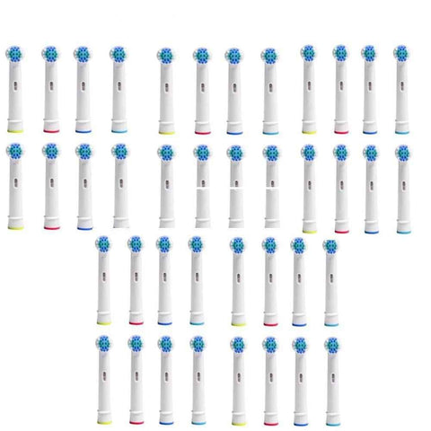 Darrahopens Health & Beauty > Personal Care > Oral Care 40pcs 3D Whitening Replacement Brush Heads Compatible with Oral-B Toothbrush