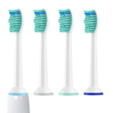 Darrahopens Health & Beauty > Personal Care > Oral Care 4Pcs Replacement Electric Toothbrush Heads Soft Bristle Compatible with Philips HX Series