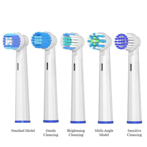 Darrahopens Health & Beauty > Personal Care > Oral Care Compatible with replacement brush heads for multiple models of rotary electric toothbrushes. Choose from 5 styles with different functions. High-density, rounded soft-bristle universal brush head set—5-piece set