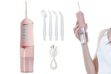 Darrahopens Health & Beauty > Personal Care > Oral Care Cordless Portable Electric Water Flosser Teeth Cleaner Floss Irrigator With 4 Jet Tips - White