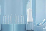 Darrahopens Health & Beauty > Personal Care > Oral Care Cordless Rechargeable Portable Water Flosser for Teeth Gums Braces Care and Travel with 8 Flossing Tips
