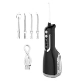 Darrahopens Health & Beauty > Personal Care > Oral Care Cordless Water Flosser Teeth Cleaner 300ML Dental Flosser with 4 Jet Tips -Green