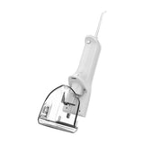 Darrahopens Health & Beauty > Personal Care > Oral Care Cordless Water Flosser Teeth Cleaner 300ML Dental Flosser with 4 Jet Tips -White