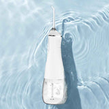 Darrahopens Health & Beauty > Personal Care > Oral Care Cordless Water Flosser Teeth Cleaner 300ML Dental Flosser with 4 Jet Tips -White