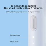 Darrahopens Health & Beauty > Personal Care > Oral Care DR.BEI Sonic Electric Toothbrush Rechargeable Waterproof Wireless Portable Ultrasonic Whitening Toothbrush