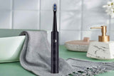 Darrahopens Health & Beauty > Personal Care > Oral Care Electric Toothbrush for Adults Powerful Sonic Toothbrush 6 Modes with 4 Replacement Brush Heads - Black