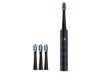 Darrahopens Health & Beauty > Personal Care > Oral Care Electric Toothbrush for Adults Powerful Sonic Toothbrush 6 Modes with 4 Replacement Brush Heads - Black
