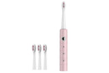 Darrahopens Health & Beauty > Personal Care > Oral Care Electric Toothbrush for Adults Powerful Sonic Toothbrush 6 Modes with 4 Replacement Brush Heads - Pink