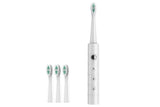 Darrahopens Health & Beauty > Personal Care > Oral Care Electric Toothbrush for Adults Powerful Sonic Toothbrush 6 Modes with 4 Replacement Brush Heads - White