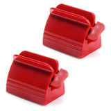 Darrahopens Health & Beauty > Personal Care > Oral Care Large Bathroom Toothpaste Squeezer Tube Easy Stand Dispenser Rolling Holder Seat - Red