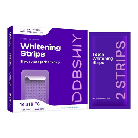 Darrahopens Health & Beauty > Personal Care > Oral Care Professional Enamel-Safe Teeth Whitening Strips(12 Strips per Pack) - Antibacterial Gum Care & Deep Cleaning