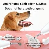 Darrahopens Health & Beauty > Personal Care > Oral Care Professional Waterproof Ultrasonic Pet Tooth Cleaner - Dog Cat Painless Calculus and Stain Remover Kit with 4 Cleaning Heads, LED, UV Disinfection, Oral Mirror & Dental Floss