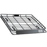Darrahopens Health & Beauty > Personal Care > Oral Care VEVOR Roof Rack Cargo Carrier, 1095 x 1270 x 105 mm, Universal Rooftop Cargo Basket, Car Top Luggage Holder with 68 kg Max Load Capacity, 4.1 in Fence, Anti-Rust Alloy Steel, Wind Fairing, for SUV Car
