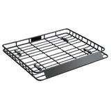 Darrahopens Health & Beauty > Personal Care > Oral Care VEVOR Roof Rack Cargo Carrier, 1095 x 1270 x 105 mm, Universal Rooftop Cargo Basket, Car Top Luggage Holder with 68 kg Max Load Capacity, 4.1 in Fence, Anti-Rust Alloy Steel, Wind Fairing, for SUV Car