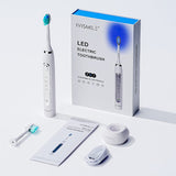 Darrahopens Health & Beauty > Personal Care > Oral Care White 03TB Electric Toothbrush Replacement Heads 2-Pack - Blue Light Whitening Sonic Cleaning Brush Heads for Smart Toothbrushes