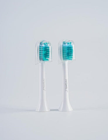 Darrahopens Health & Beauty > Personal Care > Oral Care White 03TB Electric Toothbrush Replacement Heads 2-Pack - Blue Light Whitening Sonic Cleaning Brush Heads for Smart Toothbrushes