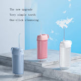 Darrahopens Health & Beauty > Personal Care > Oral Care White Advanced Portable Water Flosser - USB Rechargeable Cordless Oral Irrigator, 3 Modes, IPX7 Waterproof for Travel & Home