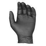 Darrahopens Health & Beauty Saniflex Light Industrial Black Nitrile Gloves 100 Pack - Small