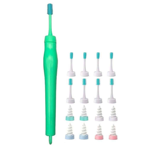 Darrahopens Health & Beauty > Shaving & Hair Removal > Hair Removal 16pcs Ear Wax Remover Tool Reusable Spiral Ear Wax Remover Silicone Ear Cleaner for Adults Kids -Green