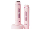 Darrahopens Health & Beauty > Shaving & Hair Removal > Hair Removal 2-in-1 Electric Shaver and Bikini Trimmer with Display Facial Hair Remover-Pink
