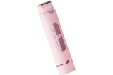 Darrahopens Health & Beauty > Shaving & Hair Removal > Hair Removal 2-in-1 Electric Shaver and Bikini Trimmer with Display Facial Hair Remover-Pink