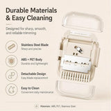 Darrahopens Health & Beauty > Shaving & Hair Removal > Hair Removal 2 Pcs Double-Sided Portable Razor and Comb for Women, 5-in-1 Manual Hair Trimmer Comb for Trimming Bangs, Cutting Hair, Shaping Eyebrows, and Shaving In Australia - Darrahopens
