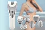 Darrahopens Health & Beauty > Shaving & Hair Removal > Hair Removal 7 in 1 Epilator Hair Removal for Women Face Massage and Body Exfoliator