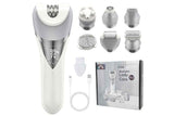 Darrahopens Health & Beauty > Shaving & Hair Removal > Hair Removal 7 in 1 Epilator Hair Removal for Women Face Massage and Body Exfoliator