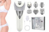 Darrahopens Health & Beauty > Shaving & Hair Removal > Hair Removal 7 in 1 Epilator Hair Removal for Women Face Massage and Body Exfoliator