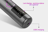 Darrahopens Health & Beauty > Shaving & Hair Removal > Hair Removal Blackhead Remover Pore Vacuum with Hot Compress 5 Probes for Women Men - Gray