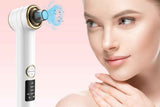 Darrahopens Health & Beauty > Shaving & Hair Removal > Hair Removal Blackhead Remover Pore Vacuum with Hot Compress 5 Probes for Women Men - White