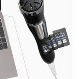 Darrahopens Health & Beauty > Shaving & Hair Removal > Hair Removal Electric Callus Remover for Feet Water-resistant 2 Speeds Pedicure Kit -Black and 12pcs kit