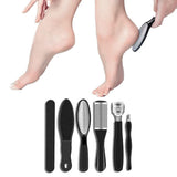 Darrahopens Health & Beauty > Shaving & Hair Removal > Hair Removal Electric Callus Remover for Feet Water-resistant 2 Speeds Pedicure Kit -Black and 12pcs kit