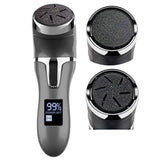 Darrahopens Health & Beauty > Shaving & Hair Removal > Hair Removal Electric Callus Remover for Feet Water-resistant 2 Speeds Pedicure Kit -Black and 12pcs kit